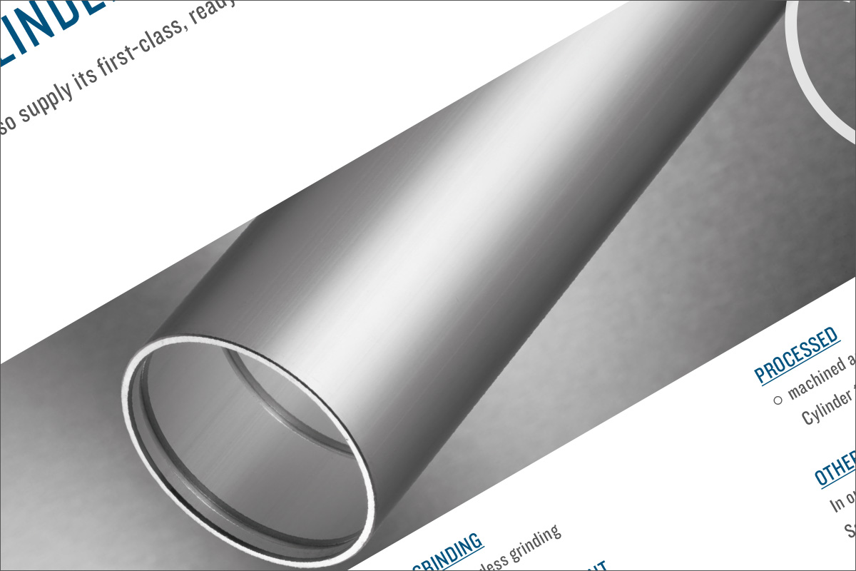 Cylinder tubes of aluminum and stainless steel INOMETA